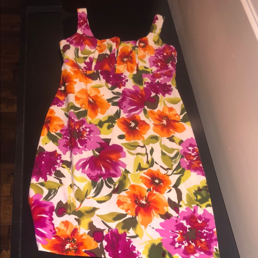 Floral Sleeveless Dress - Multicolor